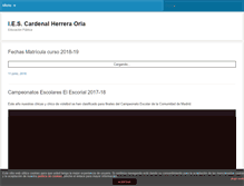 Tablet Screenshot of iesherreraoria.org